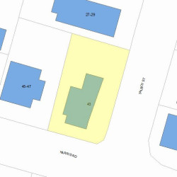 43 Harris Rd, Newton, MA 02465 plot plan