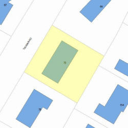 70 Truman Rd, Newton, MA 02459 plot plan