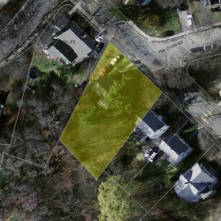 81 Clark St, Newton, MA 02459 aerial view