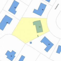 103 Truman Rd, Newton, MA 02459 plot plan