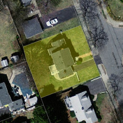 27 Fernwood Rd, Newton, MA 02465 aerial view