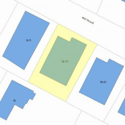 15 Milton Ave, Newton, MA 02465 plot plan