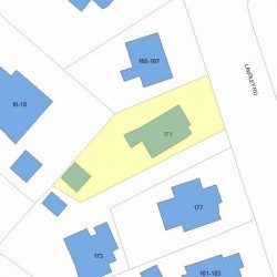 171 Langley Rd, Newton, MA 02459 plot plan