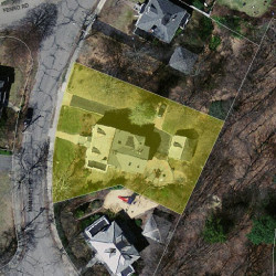 70 Manemet Rd, Newton, MA 02459 aerial view