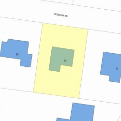 18 Fredana Rd, Newton, MA 02468 plot plan