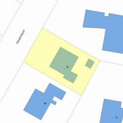 28 Dearborn St, Newton, MA 02465 plot plan