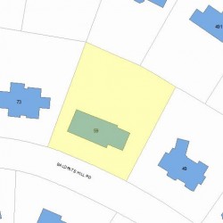59 Baldpate Hill Rd, Newton, MA 02459 plot plan