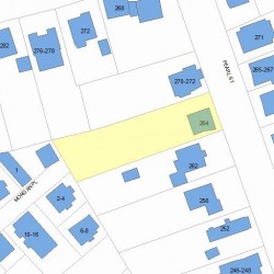 264 Pearl St, Newton, MA 02458 plot plan