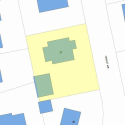 33 Orient Ave, Newton, MA 02459 plot plan