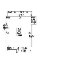 196 Tremont St, Newton, MA 02458 floor plan