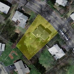 127 Dedham St, Newton, MA 02461 aerial view