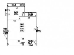 326 Highland St, Newton, MA 02465 floor plan