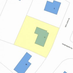 11 Brae Burn Rd, Newton, MA 02466 plot plan