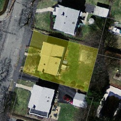 45 Lindbergh Ave, Newton, MA 02465 aerial view