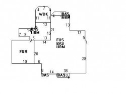 17 Bruce Ln, Newton, MA 02458 floor plan