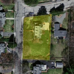 77 Windsor Rd, Newton, MA 02468 aerial view