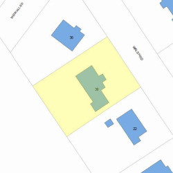 30 Walsh Rd, Newton, MA 02459 plot plan