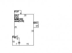 4 Elm Ct, Newton, MA 02465 floor plan