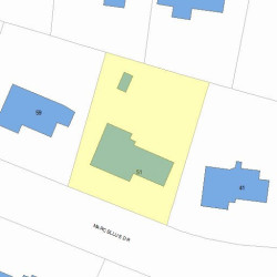 51 Marcellus Dr, Newton, MA 02459 plot plan