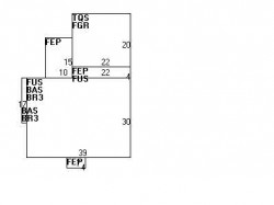 121 Temple St, Newton, MA 02465 floor plan