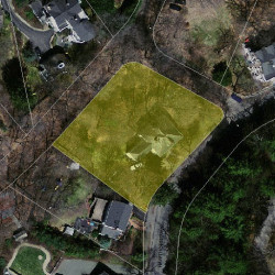 51 Hawthorne Ave, Newton, MA 02466 aerial view