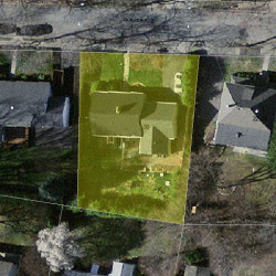 30 Parker Ave, Newton, MA 02459 aerial view