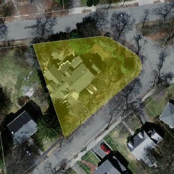 131 Oliver Rd, Newton, MA 02468 aerial view