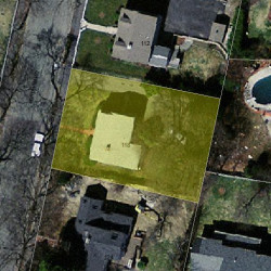 118 Fordham Rd, Newton, MA 02465 aerial view