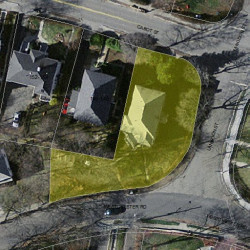 142 Cabot St, Newton, MA 02458 aerial view