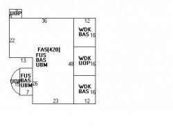 128 Highland St, Newton, MA 02465 floor plan