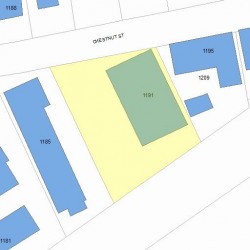 1191 Chestnut St, Newton, MA 02464 plot plan