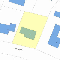 39 Woodbine St, Newton, MA 02466 plot plan