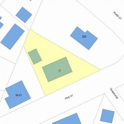 15 Pine St, Newton, MA 02465 plot plan