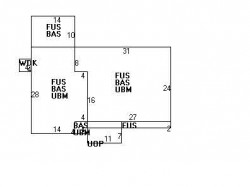 41 White Ave, Newton, MA 02459 floor plan