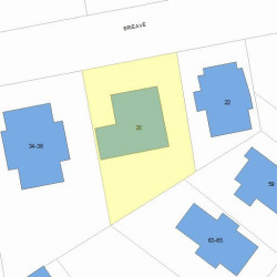 30 Erie Ave, Newton, MA 02461 plot plan
