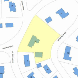 40 Hampshire St, Newton, MA 02465 plot plan