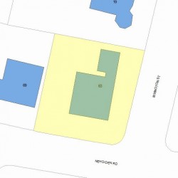 63 Nehoiden Rd, Newton, MA 02468 plot plan