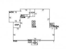 19 Exeter St, Newton, MA 02465 floor plan