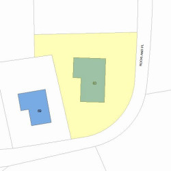 63 Rockland Pl, Newton, MA 02464 plot plan
