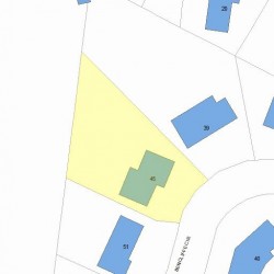 45 Bencliffe Cir, Newton, MA 02466 plot plan