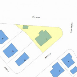 5 Hersey St, Newton, MA 02461 plot plan
