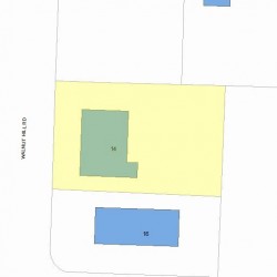 14 Walnut Hill Rd, Newton, MA 02459 plot plan