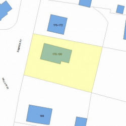 180 Sumner St, Newton, MA 02459 plot plan