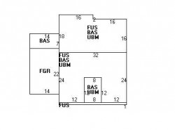 25 Fessenden St, Newton, MA 02460 floor plan