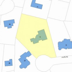 23 Laura Rd, Newton, MA 02468 plot plan
