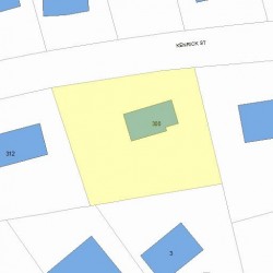 300 Kenrick St, Newton, MA 02458 plot plan