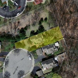 28 Rebecca Rd, Newton, MA 02465 aerial view