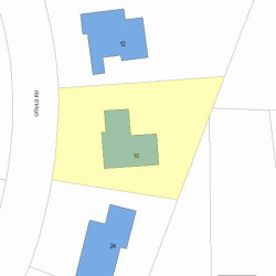 18 Gould Rd, Newton, MA 02468 plot plan