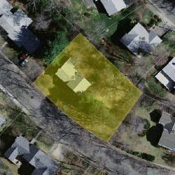 30 Spaulding Ln, Newton, MA 02459 aerial view