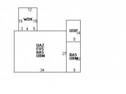 725 Chestnut St, Newton, MA 02468 floor plan